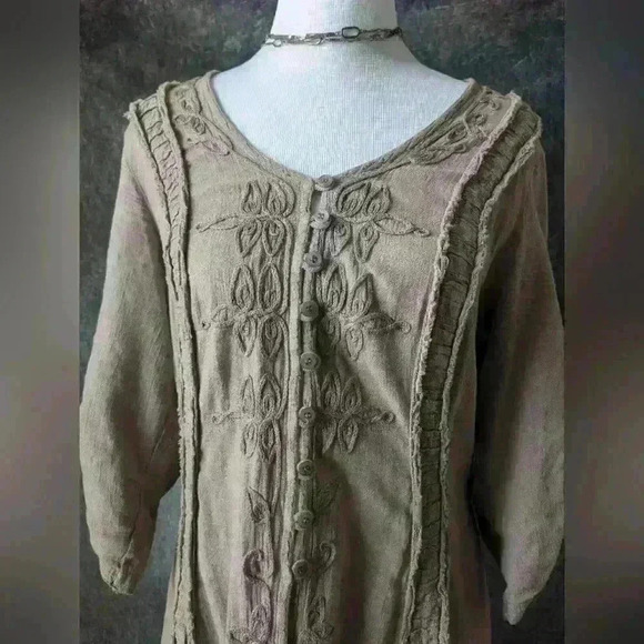 Gretty Zueger Boho Ruffled Corset Dress - Picture 3 of 5